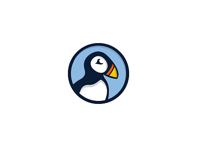 Bird bird icon logo lunde puffin