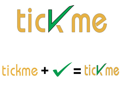 Tickme app brand branding illustration logo symbol typography vector