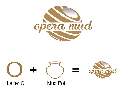 Opera Mud brand branding business design icon illustration logo typography ui vector