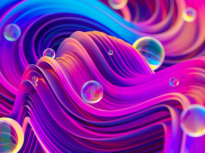 Abstract Liquid 3D Backgrounds #3