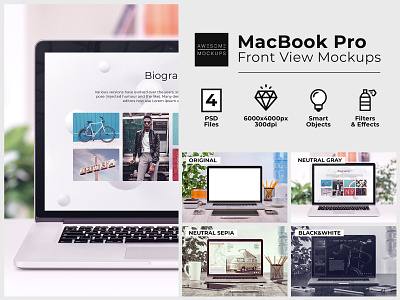 Download Macbook Mockup Designs Themes Templates And Downloadable Graphic Elements On Dribbble