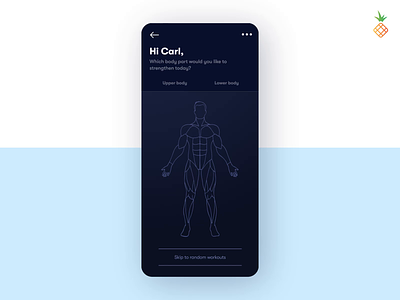 Choose your daily fitness workout! app app design appdesign design designstudio exercise fitness fitness app health mobile mobile ui ui uidesign ux uxdesign uxui vector workout workout app workouts