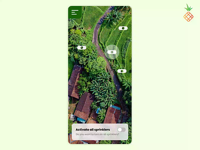 Connect all your sprinklers in the farm! agriculture agtech app automation control design farm farming mobile mobile app panel sprinkler ui uidesign ux uxui water