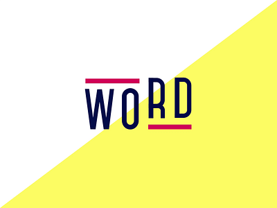 WORD LOGO - An influencer marketing platform animation brand branding design illustration interaction logo logotype microanimation motion motion design typography ui ux