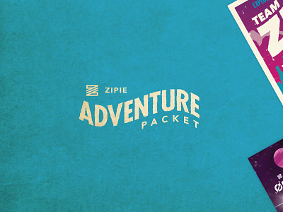 Zipie Adventure Packet adventure branding comicbooks packet print retro vintage zine
