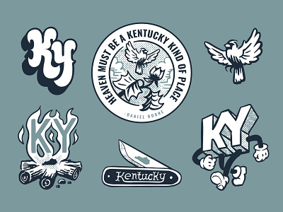Kentucky Sticker Designs
