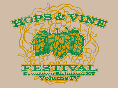 Hops & Vine, Richmond KY beer festival hops and vine shirt wine