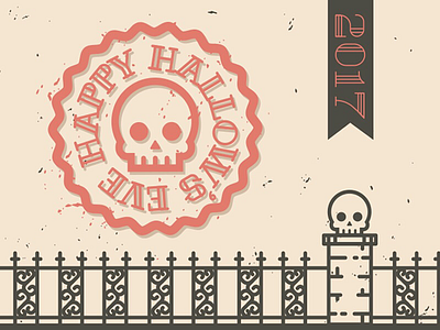 Skull font halloween illustration pattern