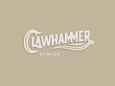 Clawhammer Banjos Logo Version 1