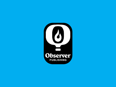 Observer Publishing Logo balloon book branding logo publishing