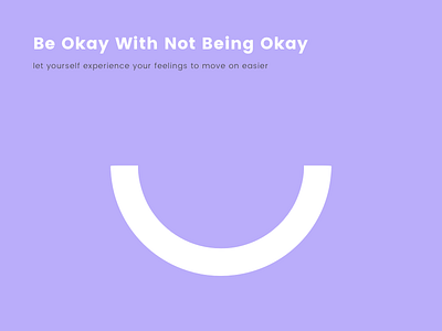 be okay with not being okay
