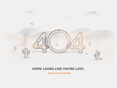 404 Get lost in the wilderness