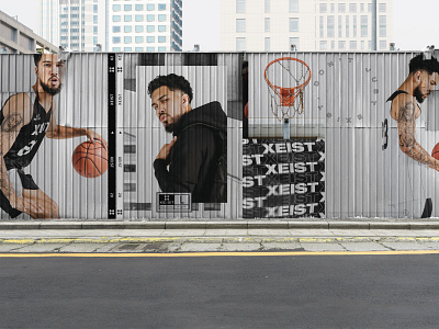 XEIST basketball campaign 2020 basket basketball basketball court basketball flyer basketball player design lookbook nba nba poster street art