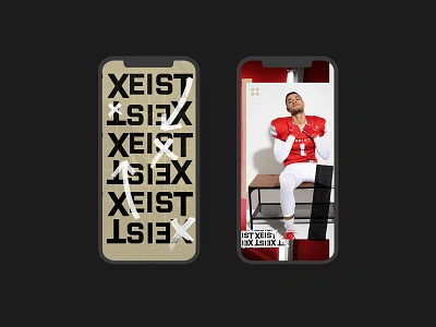 Xeist Football Campaign 2020 app font football nfl nike superbowl type