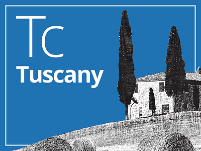 Meta Door Signage – Tuscany environment illustration sign signage