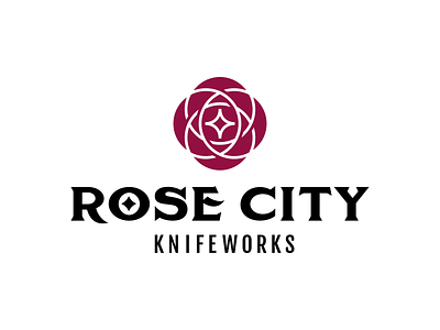 Rose City Knifeworks brand branding knives logo logos product