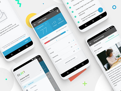 Glint's Android App android app design app glint ux ui design