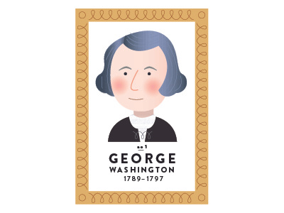 George Washington digital illustration