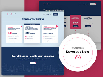 Pricing Page Concept