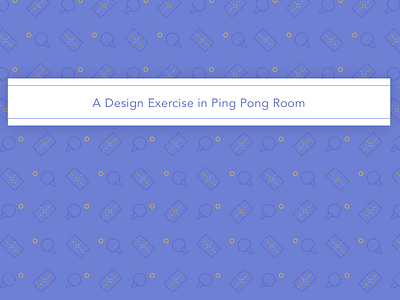 Ping Pong Pattern practice