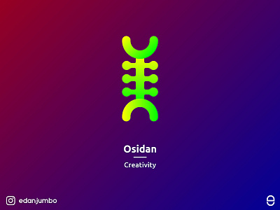 Adinkra Reimagined adinkra colors colours gradient logo logo design logo designer