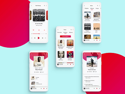 Music App music app music app ui product design samsung s9 uidesign uiux