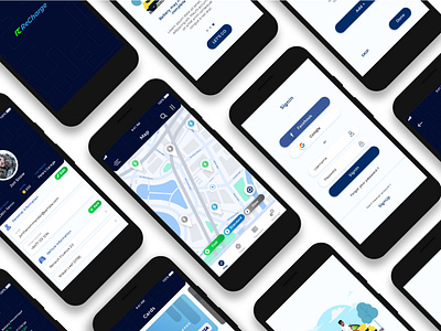 Recharge - electric car charging stations appconcept design mobile app design payment app service app ui design ux