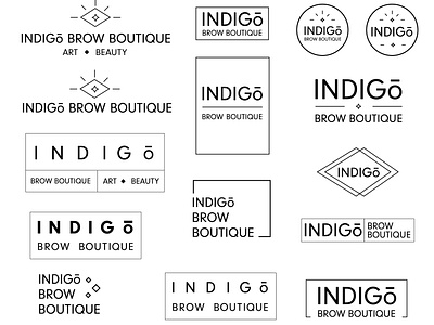 Indigo Brow Boutique Logo Ideas