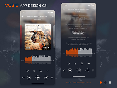 Music App Design 03 app music