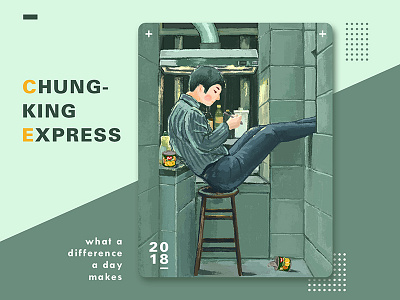 Chungking Express film illustration painting