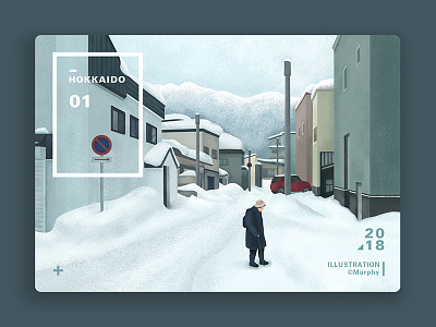 Hokkaido _1 hokkaido illustration snow winter