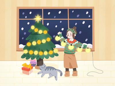 Christmas character illustration