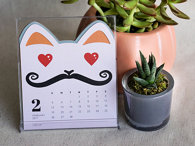 Love Cat – Cat of the Month Calendar