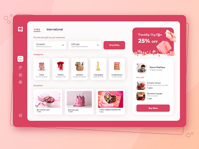 Gift Store: Web App Design