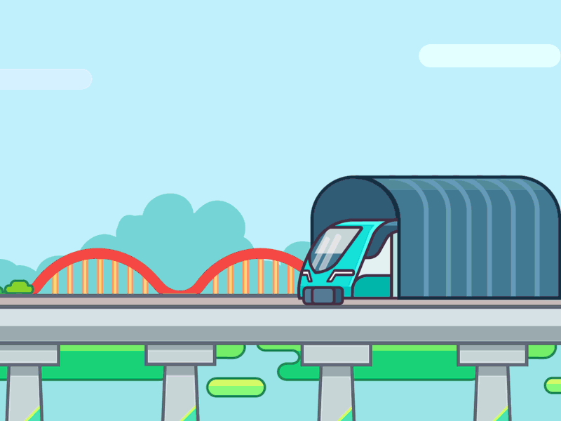 Kochi Metro animation design studio illustration kochi metro rapidgems