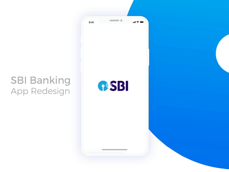 Banking App - iPhone X Redesign Concept banking finance interaction design iphone x mobile mobile app rapidgems redesign sbi ui ux