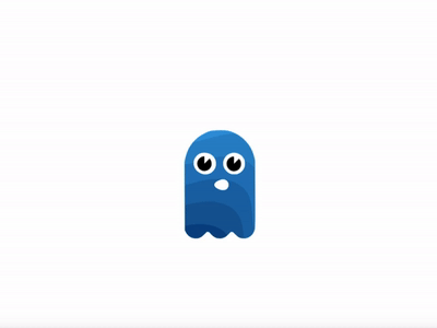 Ghosty animation blue blue ghost booo cute cute character cute ghost design flat gardient ghost ghostly ghosty graphic graphics icon icon animation motion graphics whoah wooo