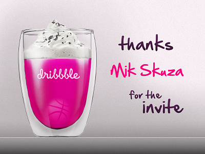 Dribbble Thanks Mik