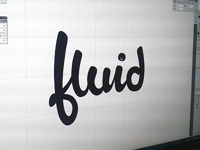 Logo rebrand fluid rebrand vintage