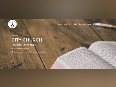 Typography for WordPress Church Theme church typography webdesign wordpress
