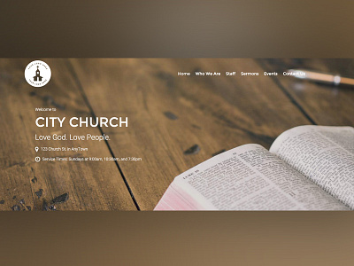 Typography for WordPress Church Theme