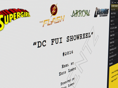 DC Universe FUI Showreel by Zeis Lentz dc universe fake fantasy fui futuristic playback screen design showreel ui user interface zeis