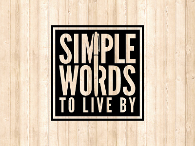 Simple Words To Live By logo