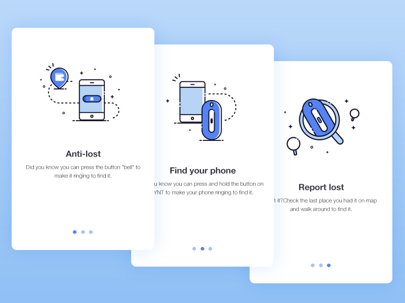 Welcome page by Tia on Dribbble
