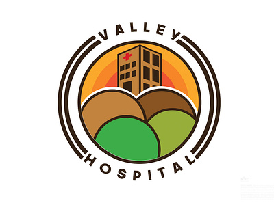 Day 2 Valley Hospital logo logo design logo design concept
