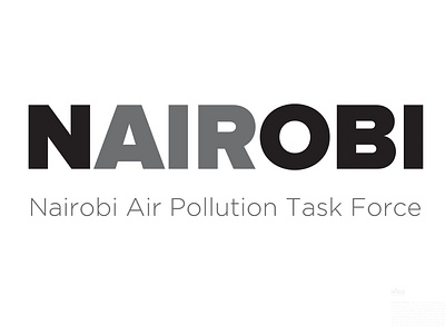 Day 19 Nairobi Air Pollution Task Force logo logo design logo design challenge logo design concept
