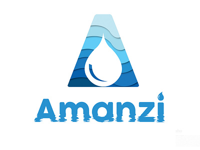 Day 21 Amanzi logo logo design logo design challenge logo design concept