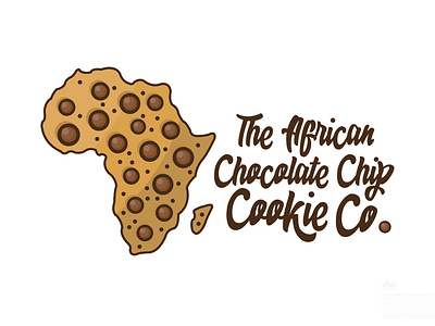 Day 22 The African Chocolate Cookie Co logo logo design logo design challenge logo design concept