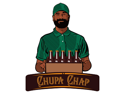 Chupa Chap Logo Concept 2 illustraion kenya logo logo design logo design concept