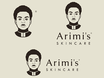 Arimis Skincare Logo Variations arimis illustration logo logo design skincare